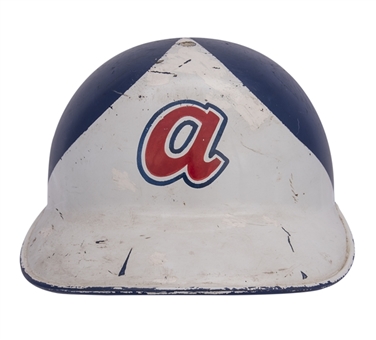 1974 Hank Aaron Game Used & Photo Matched To Career Home Run 714 Atlanta Braves Batting Helmet - Matched To Multiple Games Including The Record Tying Home Run! (Sports Investors & Elite Sports)